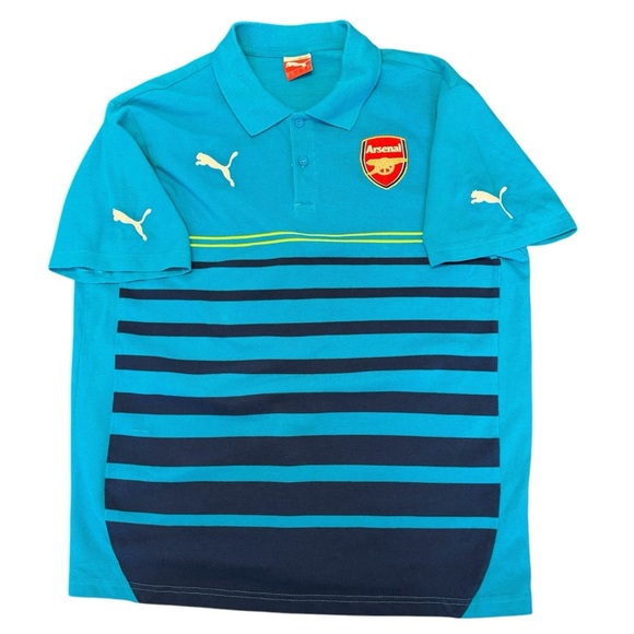Puma Arsenal Men’s Football Soccer Premier League Polo Blue Size Large - Picture 1 of 7